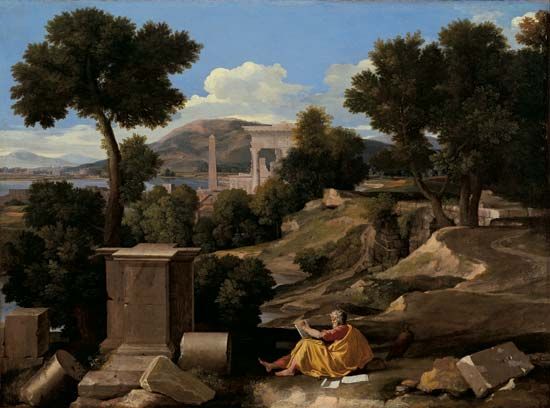 Nicolas Poussin: St. John on Patmos