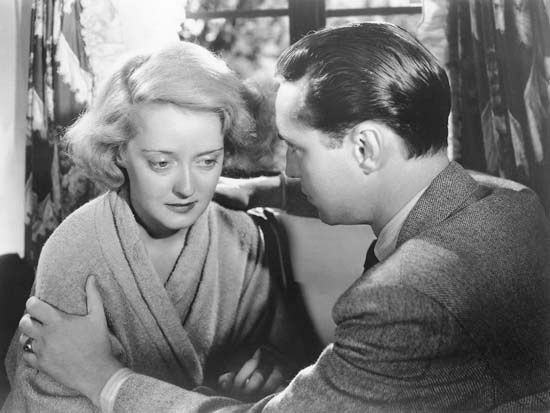 Bette Davis and Franchot Tone in Dangerous