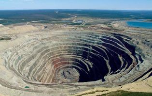 Udachnaya: diamond mine