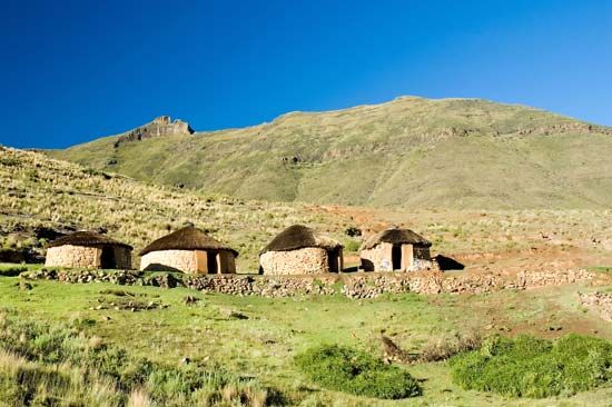 Lesotho: traditional housing