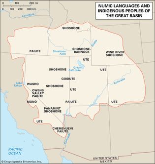 Numic languages and Great Basin area Indians