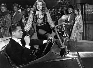 Rita Hayworth and Glenn Ford in Gilda