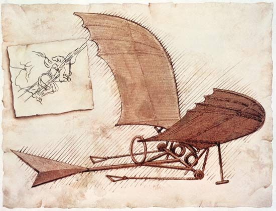 Leonardo da Vinci: ornithopter