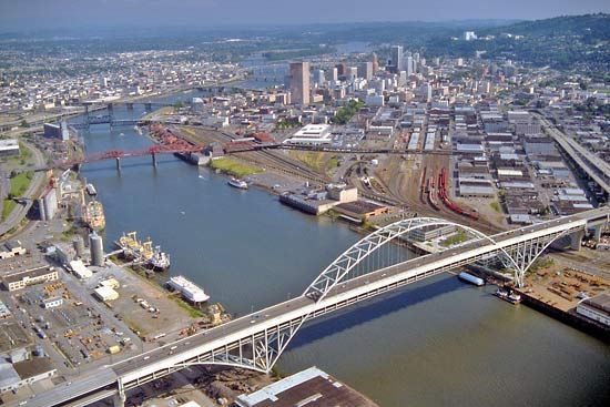 Willamette River at Portland, Oregon