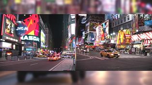 Tour downtown Manhattan's Times Square and learn about its New Year's Eve traditions