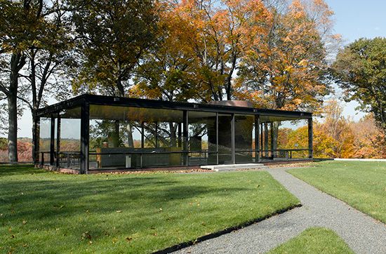 Glass House interior