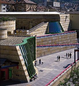 New State Gallery, Stuttgart, Ger., by James Stirling and Michael Wilford, 1977–84