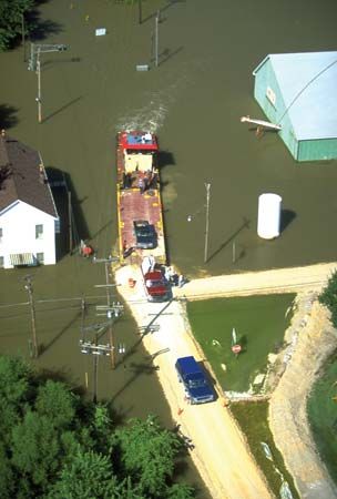 Iowa: severe flooding, 1993