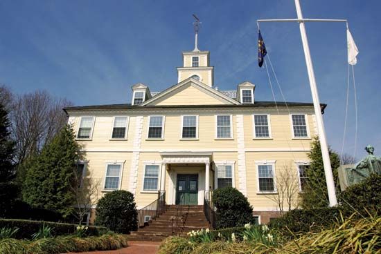 East Greenwich: town hall