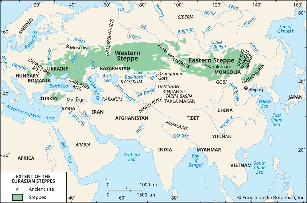 Eurasian steppes