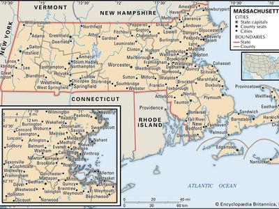 Map of Massachusetts