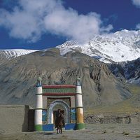 Xinjiang, China: Kyrgyz mosque in the Pamirs