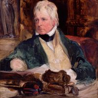 Sir Walter Scott, detail of an oil painting by Sir Edwin Henry Landseer, 1824; in the National Portrait Gallery, London