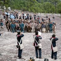 Texas Rising (2015) Series about the Texas Revolution and the rise of the Texas Rangers. Wild West, starring: Trevor Donovan, Bill Paxton, Stephen Monroe Taylor