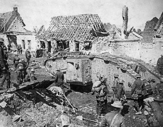 British tank in World War I