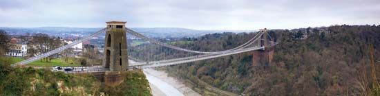 Clifton Suspension Bridge over the River Avon