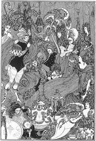 Aubrey Beardsley: The Cave of Spleen