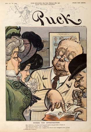 Puck magazine cartoon, 1902