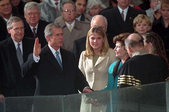 George W. Bush: first inauguration