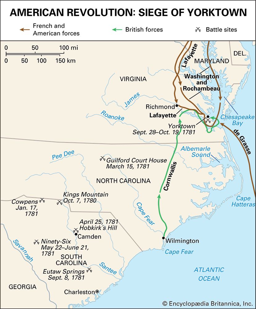final Southern campaigns of the American Revolution