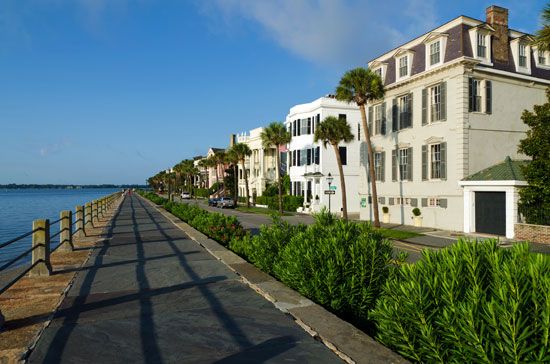 Battery Street in Charleston