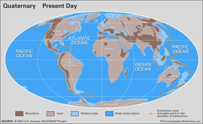 Quaternary paleogeography