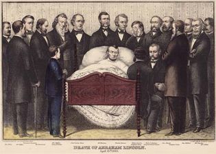 Abraham Lincoln: deathbed