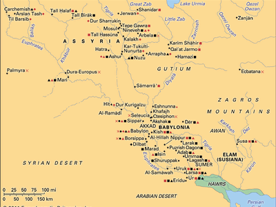 Sites associated with ancient Mesopotamian history