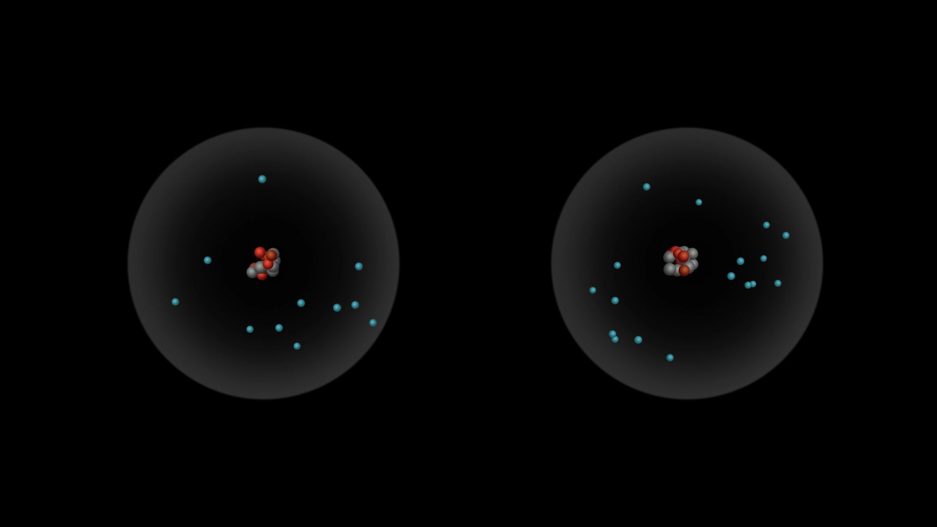 charged particles