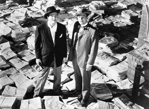 Orson Welles and Joseph Cotten in Citizen Kane