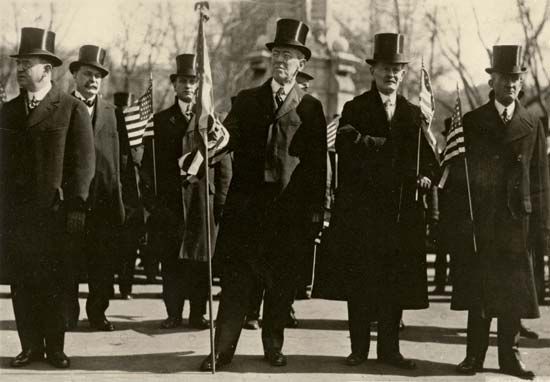 Woodrow Wilson: inaugural parade