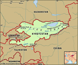 Physical features of Kyrgyzstan