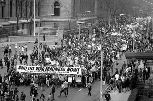 protest against the Vietnam War