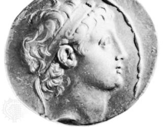 Demetrius II, coin, 2nd century BC; in the British Museum