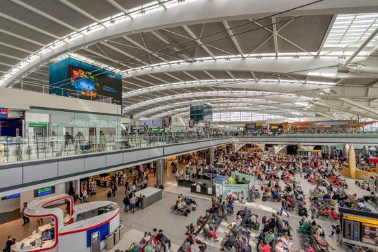 Terminal 5 of Heathrow Airport