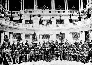 John Phillip Sousa with the U.S. Marine Band