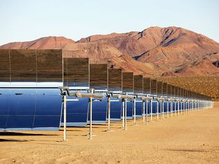 Concentrated solar-power plant