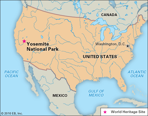 Yosemite National Park location