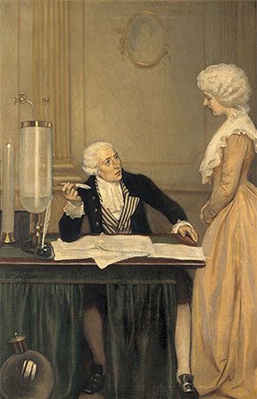 Ernest Board: Lavoisier Explaining to His Wife the Result of His Experiments on Air