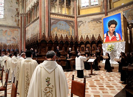 Beatification ceremony of Carlo Acutis