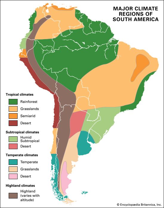 South America: climate