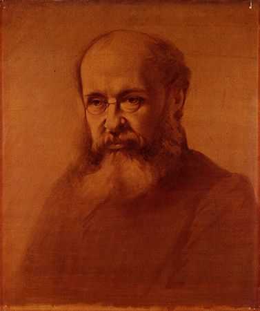 Anthony Trollope, oil painting by S. Laurence, 1865; in the National Portrait Gallery, London.