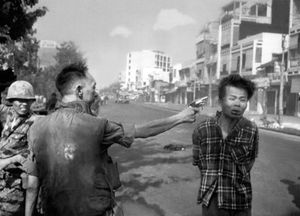 execution of a suspected Viet Cong officer in the Vietnam War