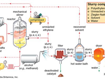 Ziegler-Natta polymerization of ethylene