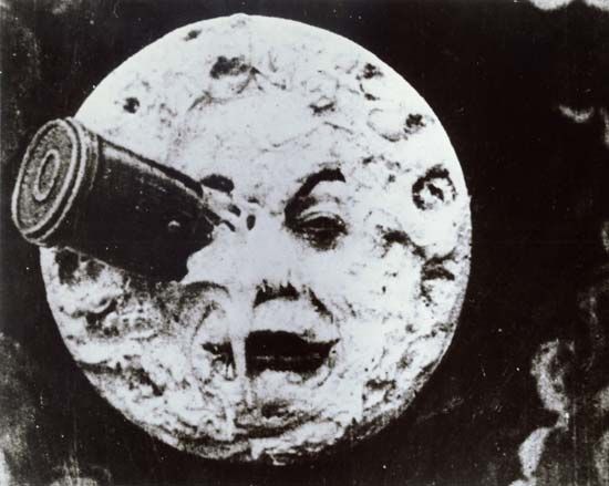 Still from Le Voyage dans la Lune