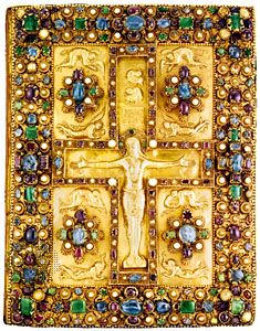 book cover of the Lindau Gospels