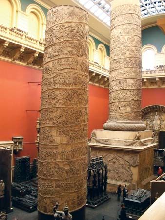 plaster cast of Trajan's Column