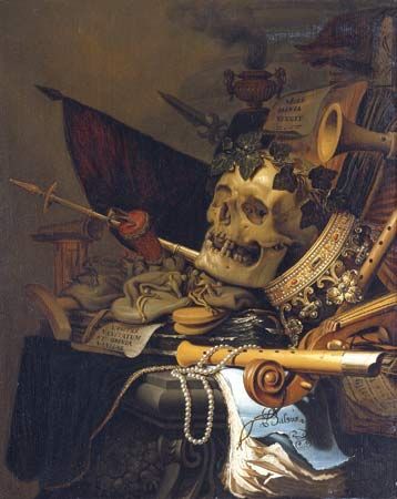 Vermeulen, Jan: Vanitas still life