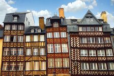 Rennes: half-timbered buildings