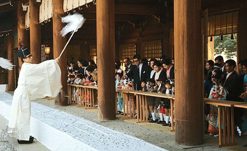 Shintō blessing